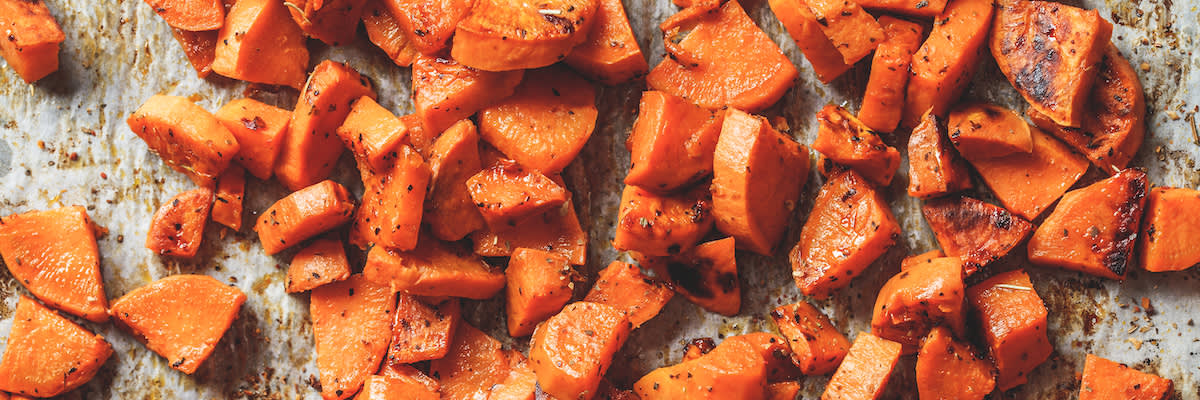 roasted sweet potatoes